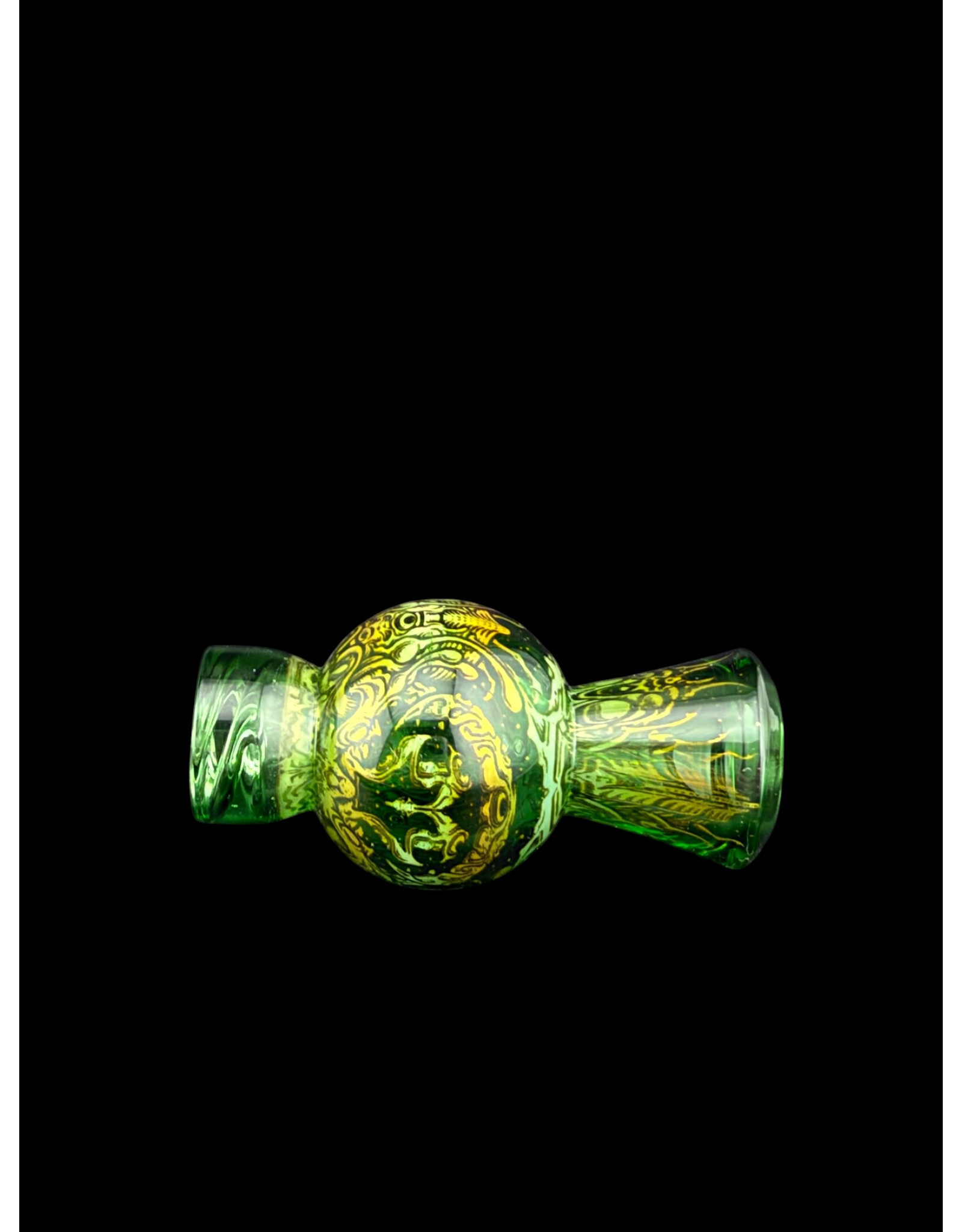 mothership glass Mothership Green Starbrood Spinner Bubble Cap