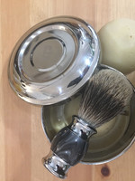 Shaving Soap Kit: Bowl & Brush with 2 soaps
