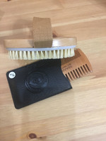 Beard Kit: Brush, Comb, and Scissors
