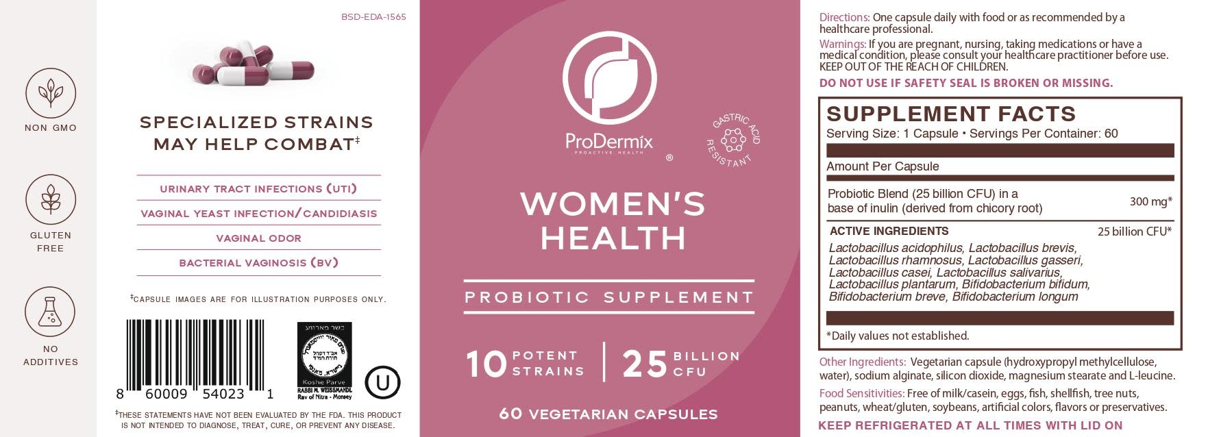 Women’s Care Probiotic Capsules 25 Billion CFU