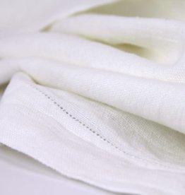LinenCasa Linen Hand Towel Dot Hemstitch