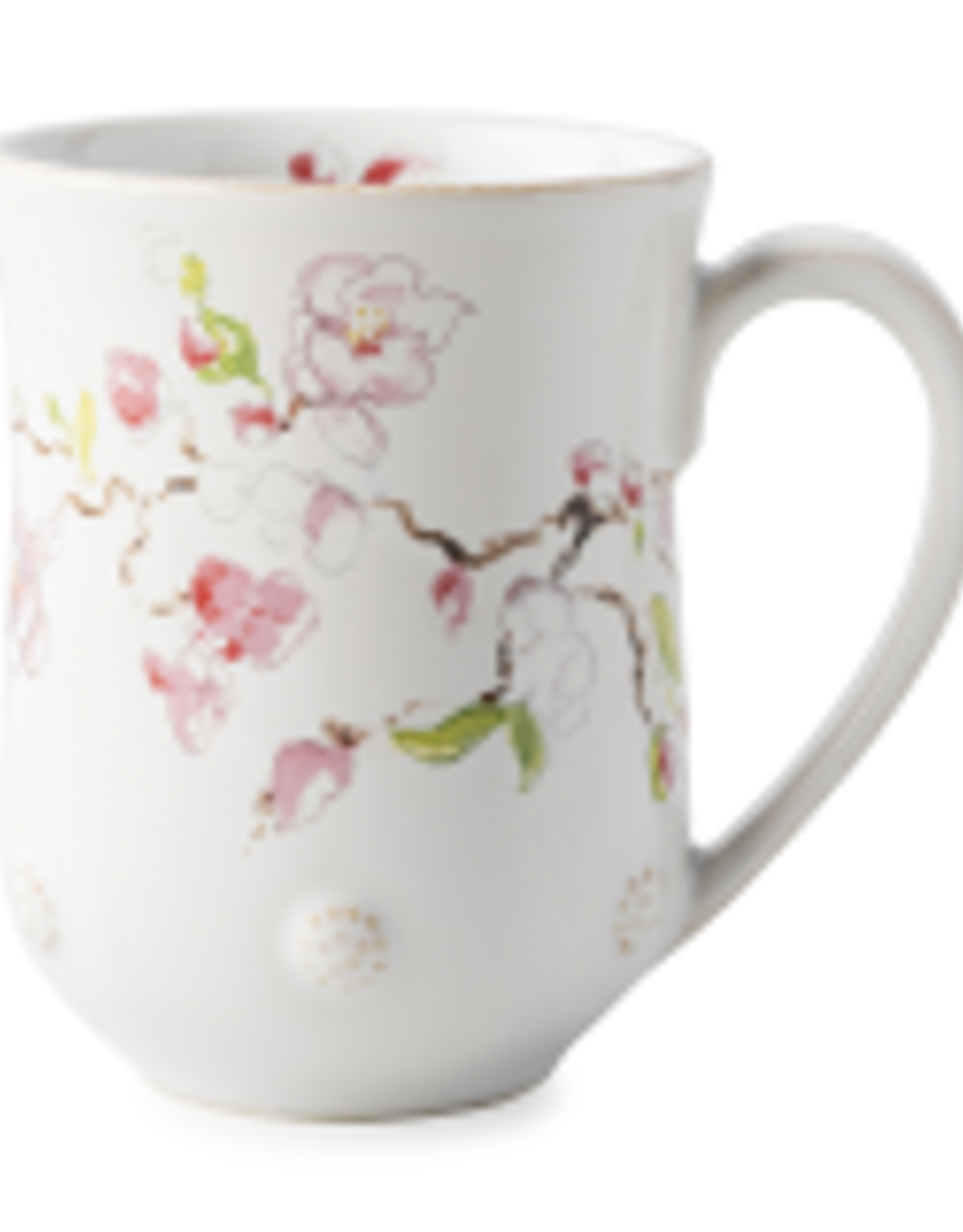 Juliska Berry & Thread Floral Sketch Cherry Blossom Mug