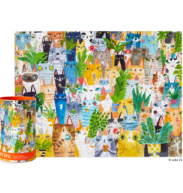 WerkShoppe Cat Plant Exchange - 500 Piece Puzzle