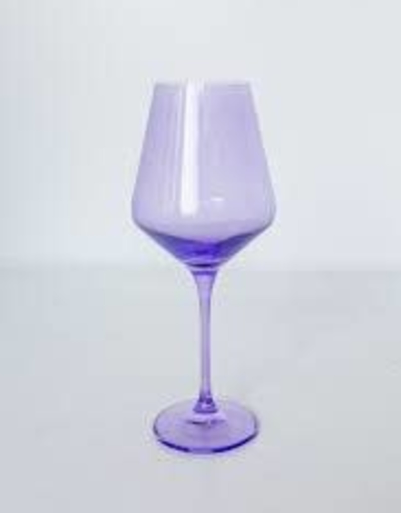Estelle Colored Glassware Estelle Colored Wine Glass - Lavender