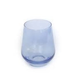 Estelle Colored Glassware Estelle Colored Stemless Wine Glass - Cobalt Blue