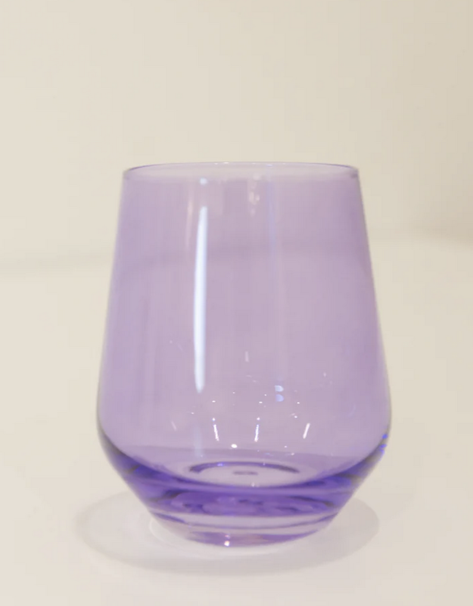 Estelle Colored Glassware Estelle Colored Stemless Wine Glass - Lavender