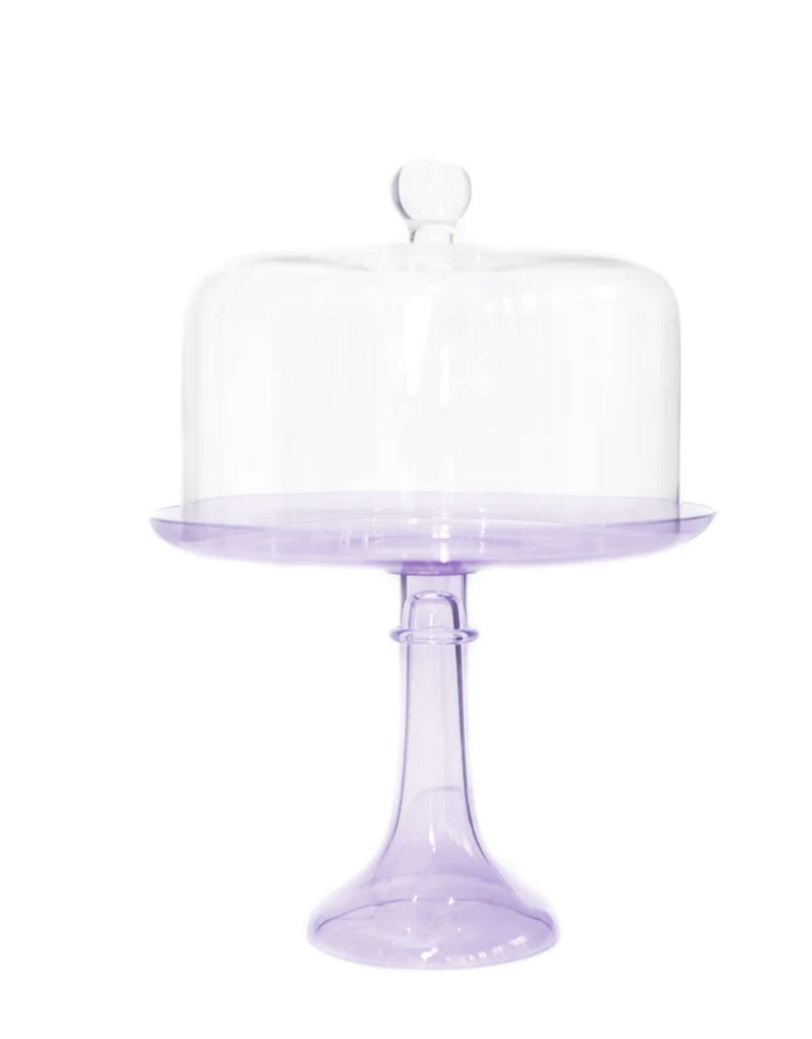 Estelle Colored Glassware Estelle Colored Cake Stand - Lavender