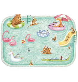 Hester & Cook Die Cut Pool Party Placemat - Set of 12