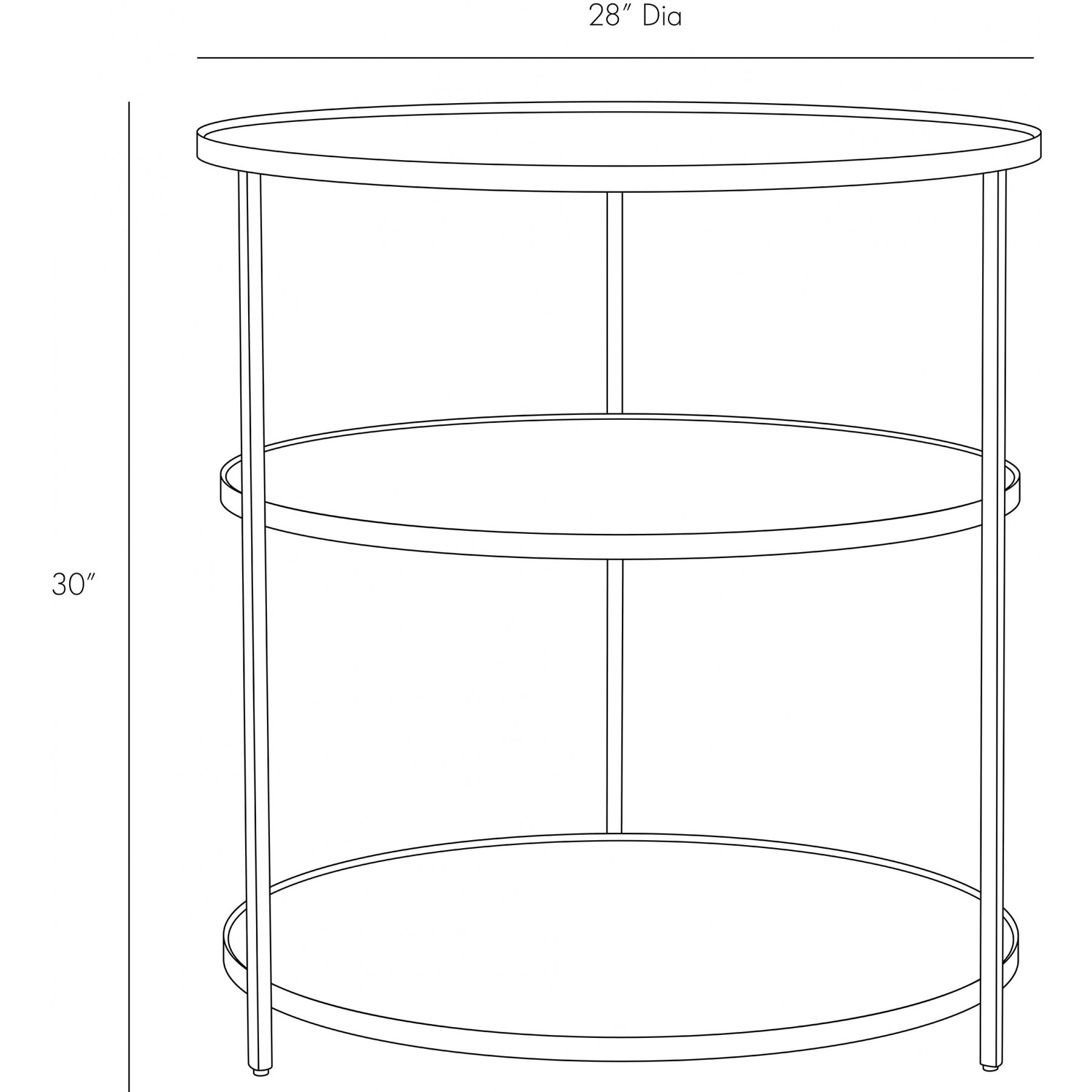 Entry, P Side Table