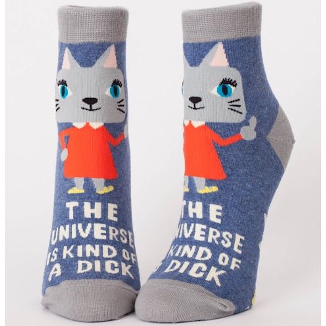 Womens Socks Universe Is A Dick Ankle Bad Annies