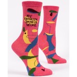 Socks (Womens) - My Favorite Salad Is Wine
