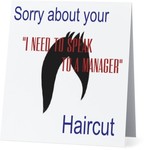 Bad Annie’s Card #087 - Sorry About Your Haircut