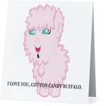 Bad Annie’s Card #008 - I Love You Cotton Candy Buffalo