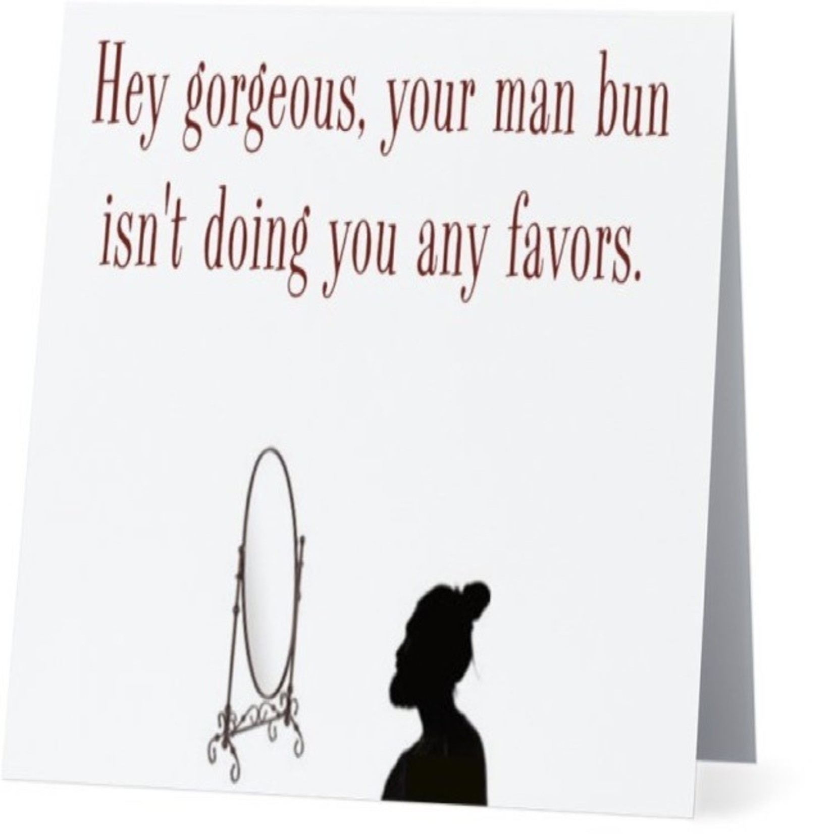 Bad Annie’s Card #075 - Man Buns