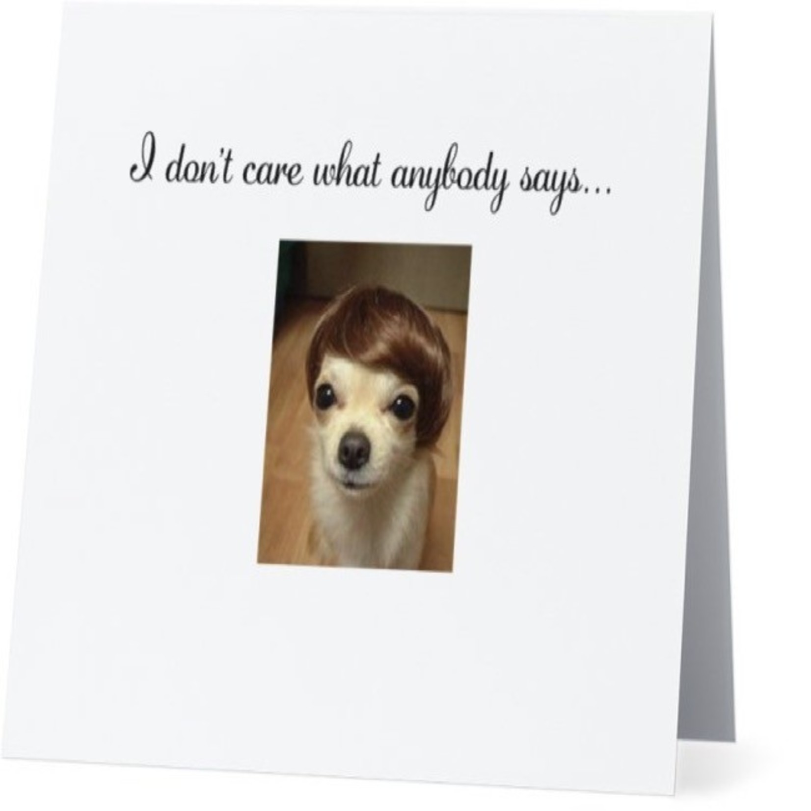 Bad Annie’s Card #063 - I Don’t Care What Anybody Says … Dorothy Hamill Haircut