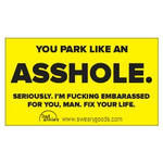 Bad Annie’s Business Card (10 Pack) - You Park Like An Asshole