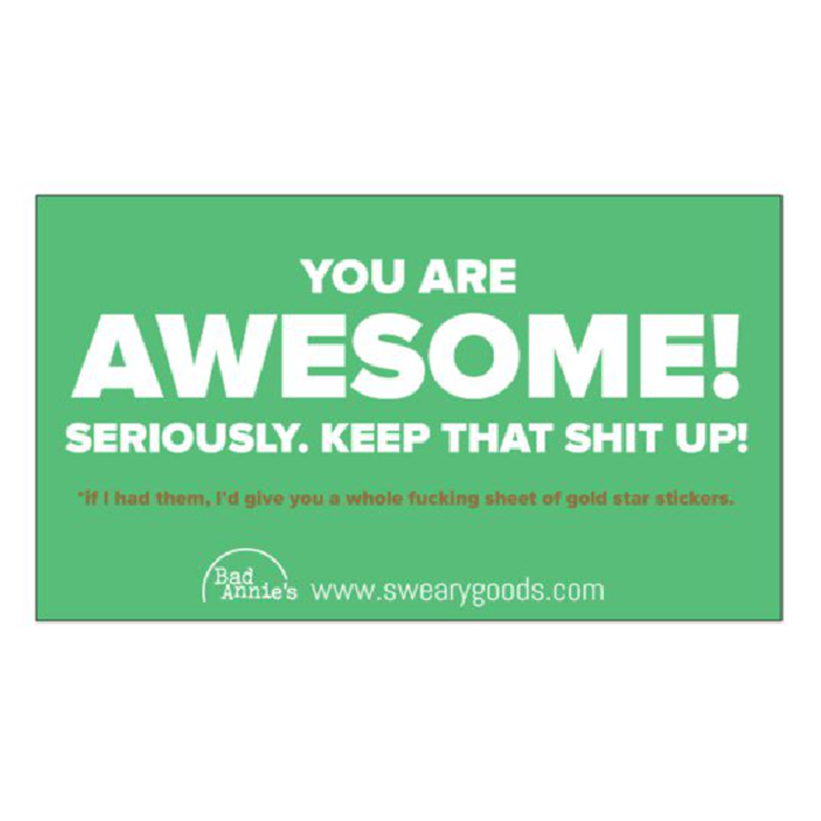 Bad Annie’s Business Card (10 Pack) - You’re Awesome