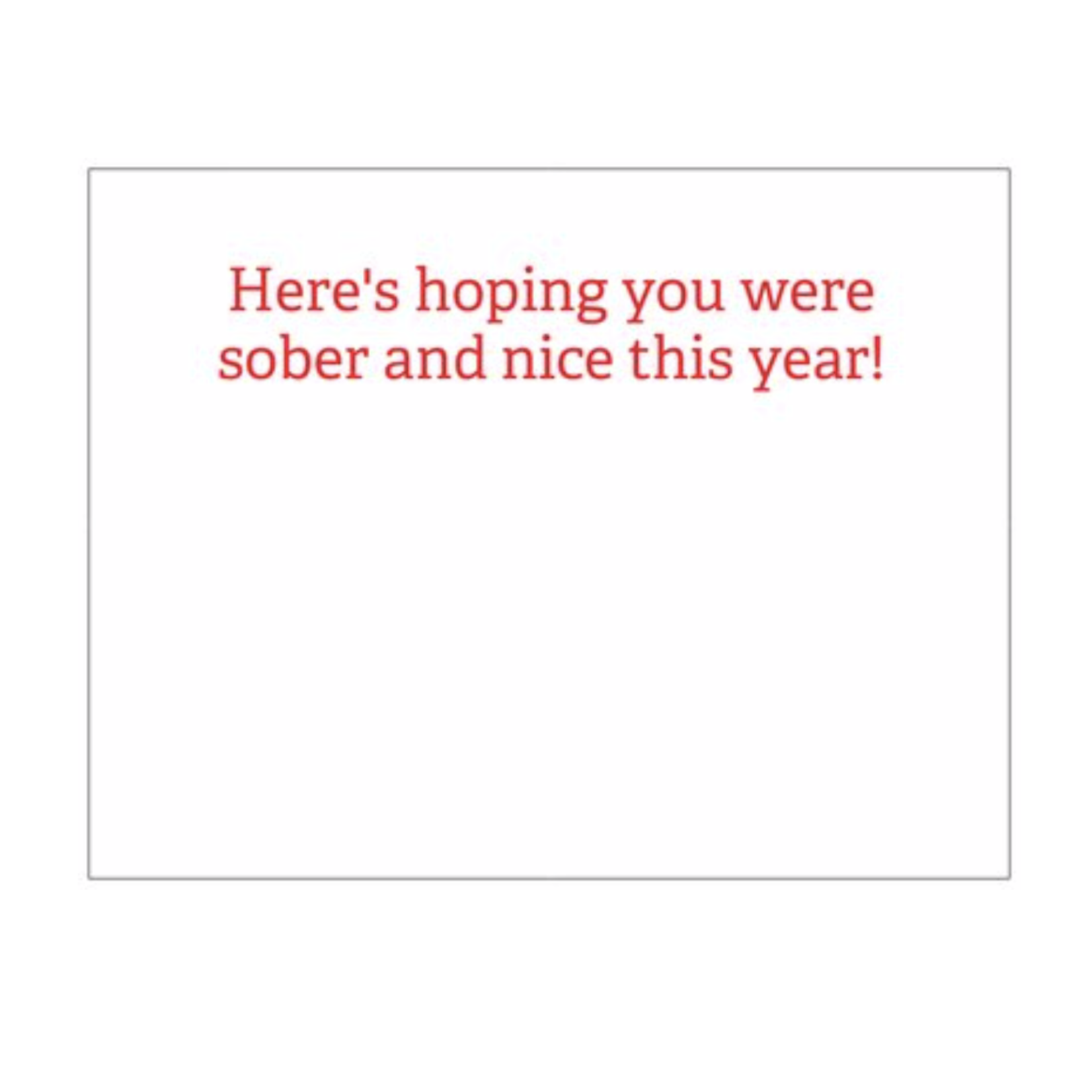 Bad Annie’s Card (Holiday) (10 Pack) - He Knows When You’re A Turd