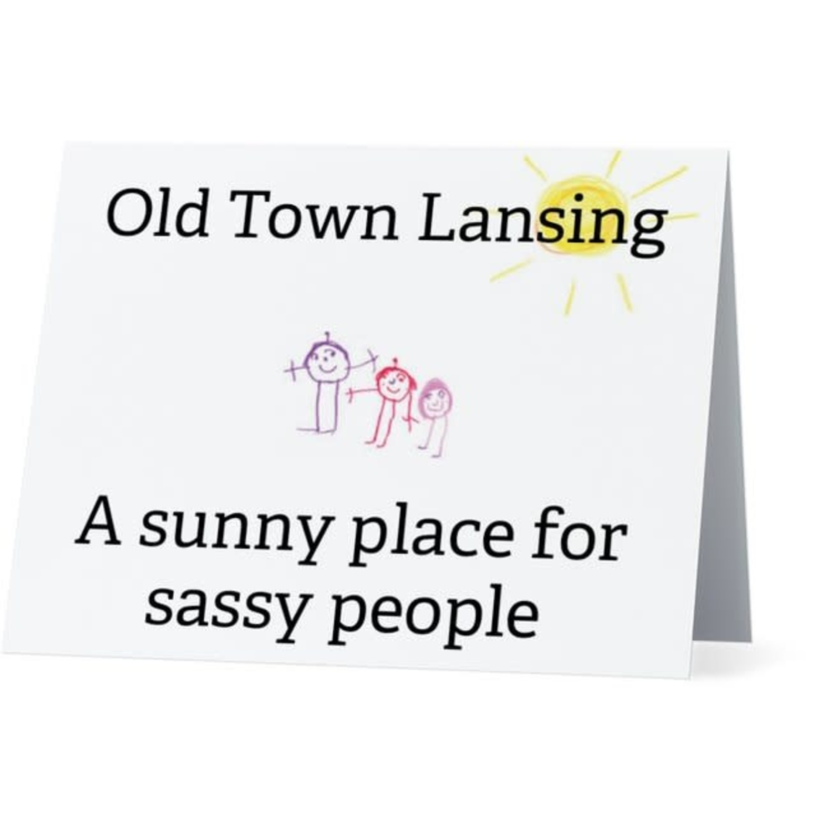 Bad Annie’s Card #054 - Old Town Lansing, A Sunny Place For Sassy People