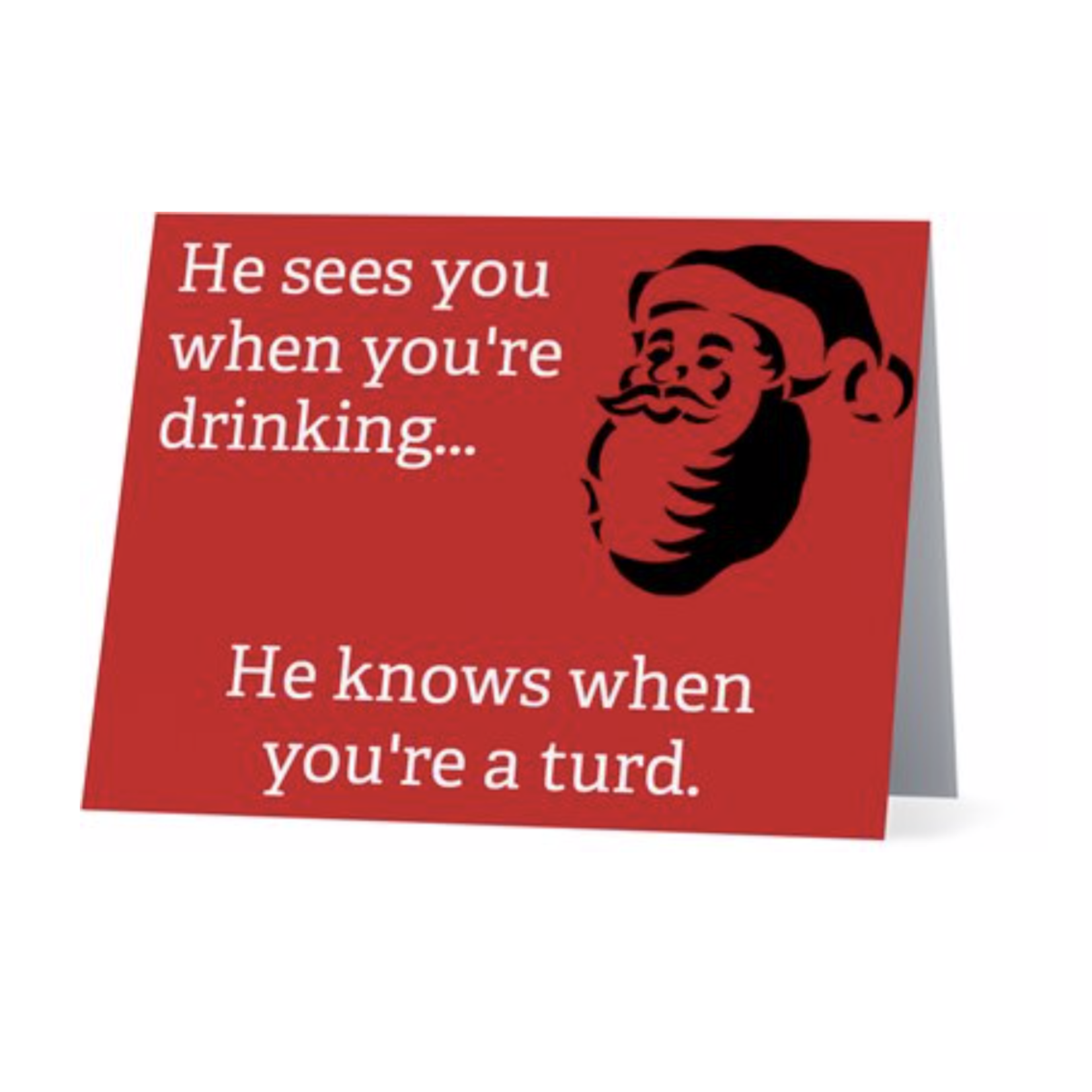 Bad Annie’s Card (Holiday) (10 Pack) - He Knows When Youre A Turd