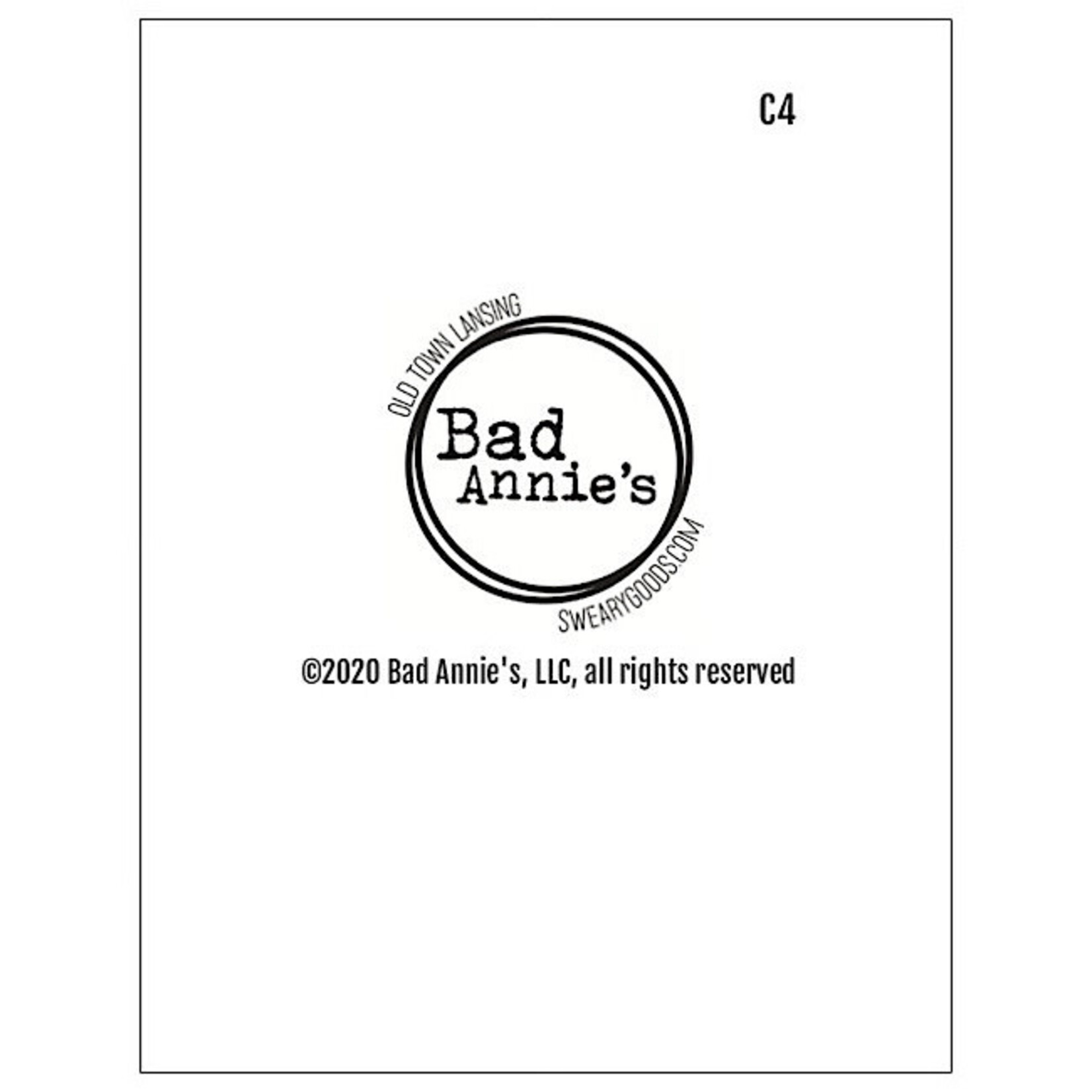 Bad Annie’s Card (Holiday) - Sending Holiday Joy And Peace To Everyone This Year