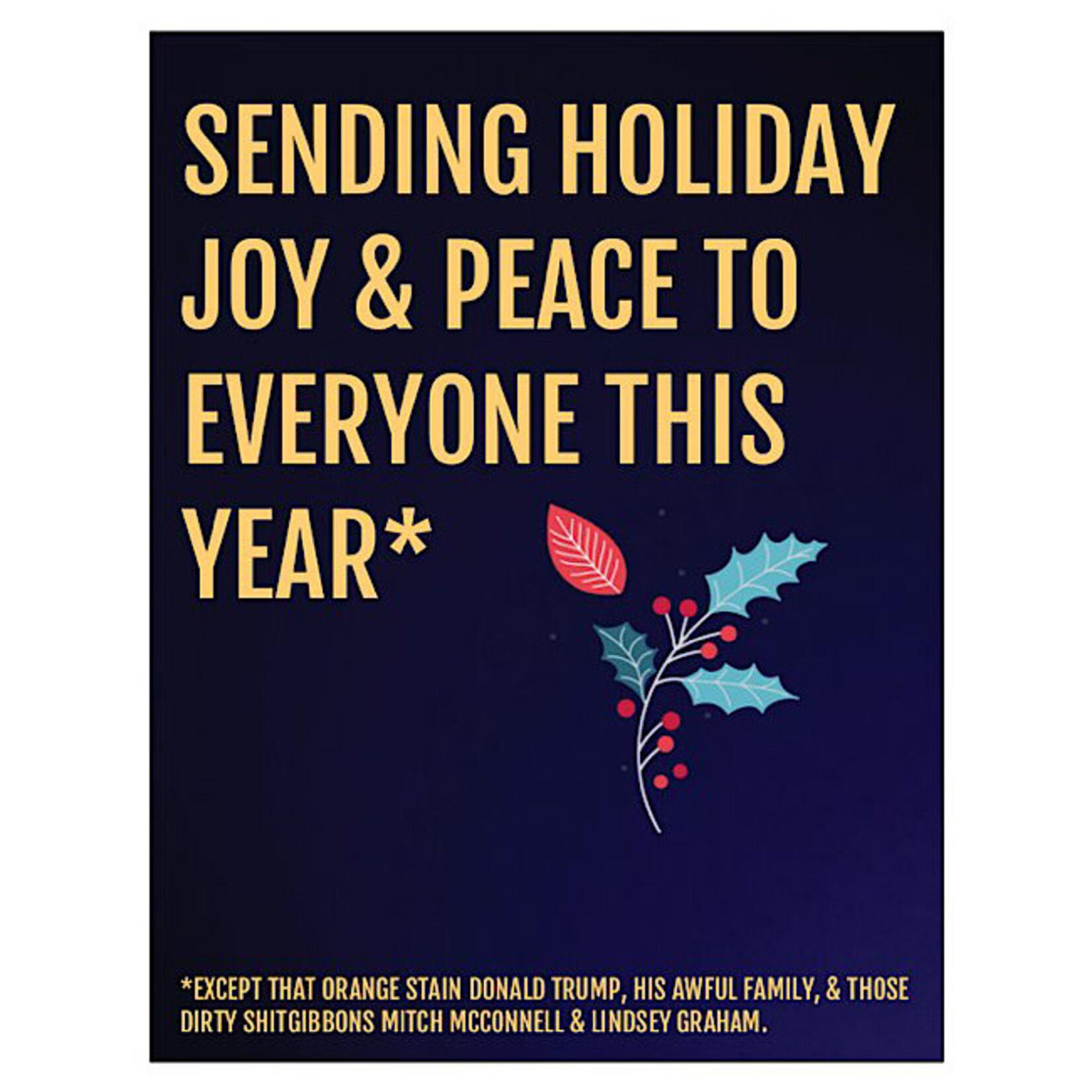 Bad Annie’s Card (Holiday) - Sending Holiday Joy And Peace To Everyone This Year