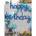 Balloons - Happy Birthday - Blue Set