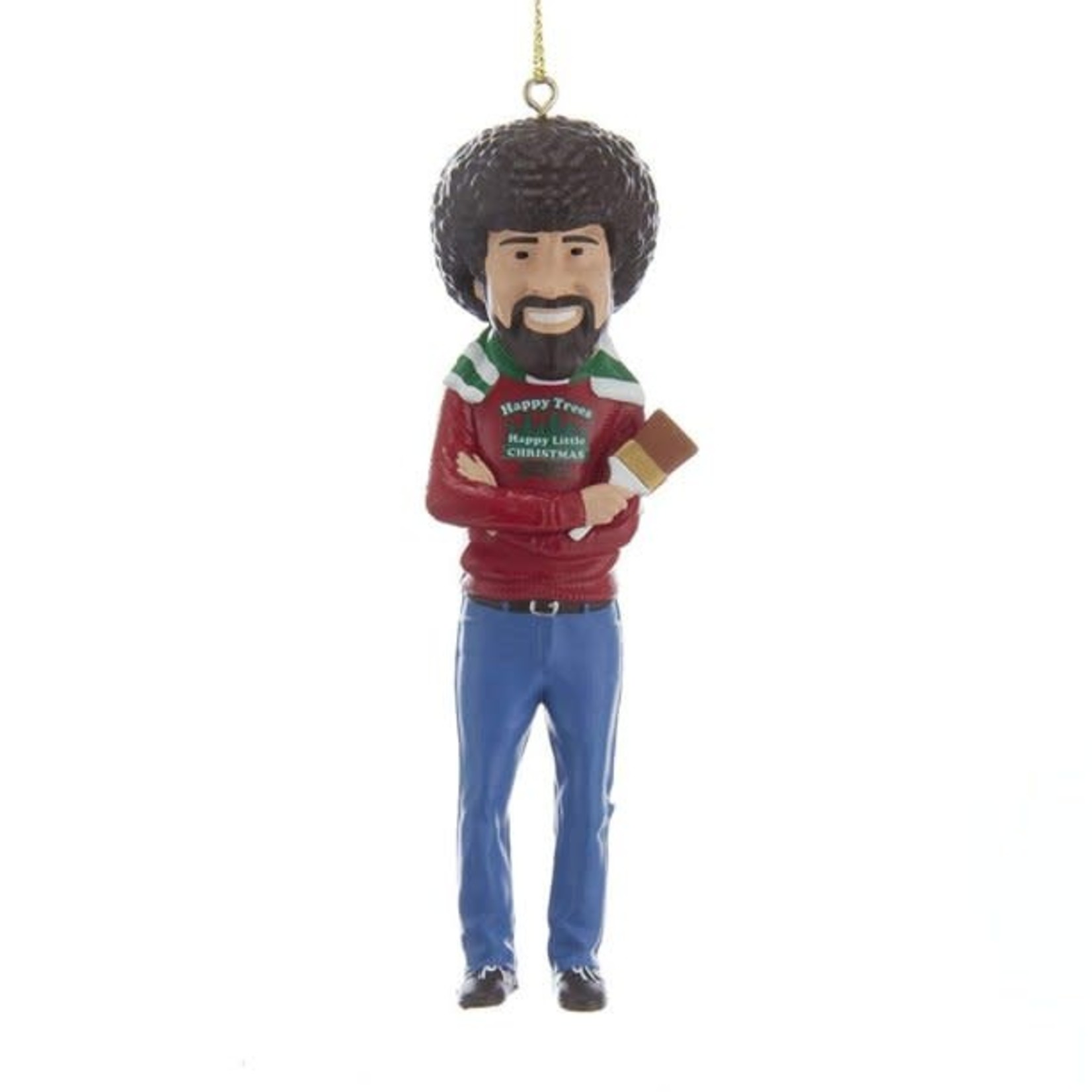Ornament - Bob Ross Standing With Paintbrush