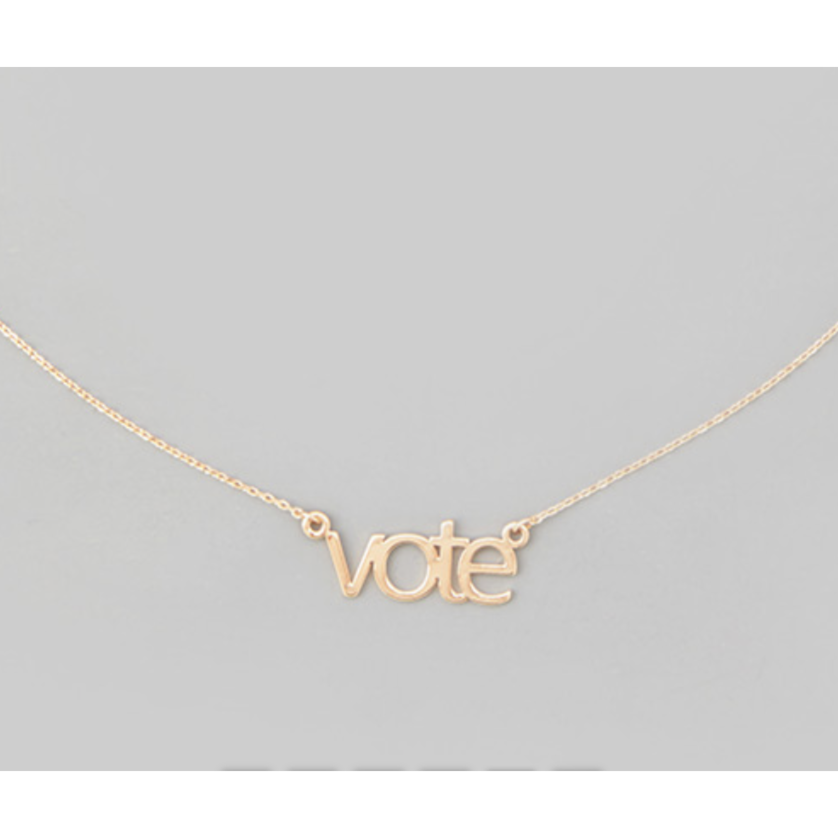 Necklace - Vote - Gold