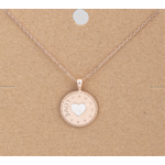 Necklace - Love Circle - Rose Gold Plated