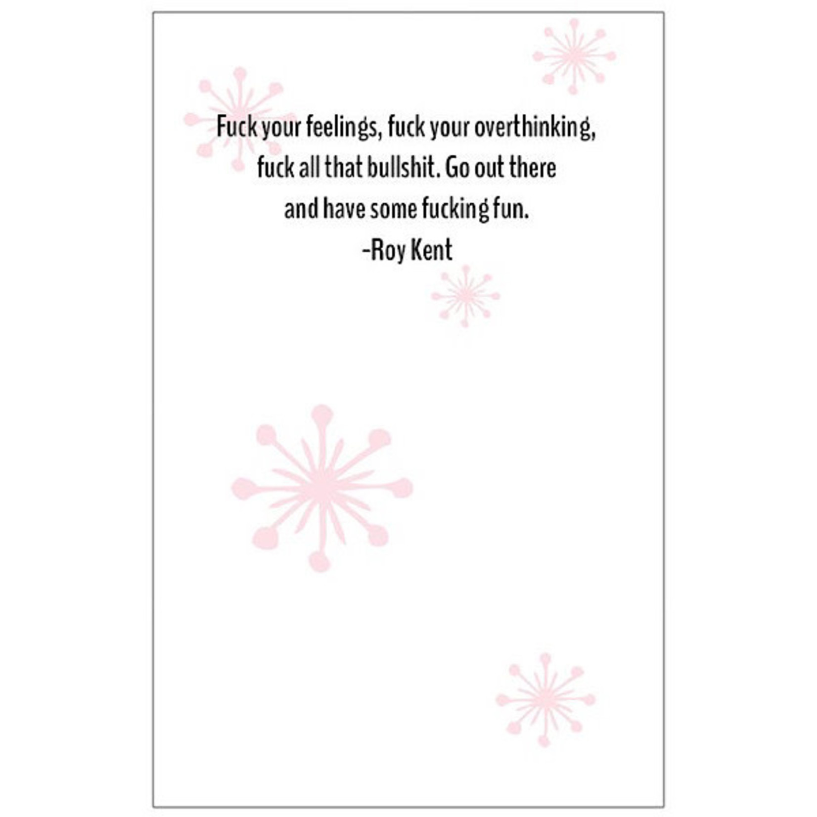 Bad Annie’s Card (Holiday) - Happy Fucking Christmas (Roy Kent)