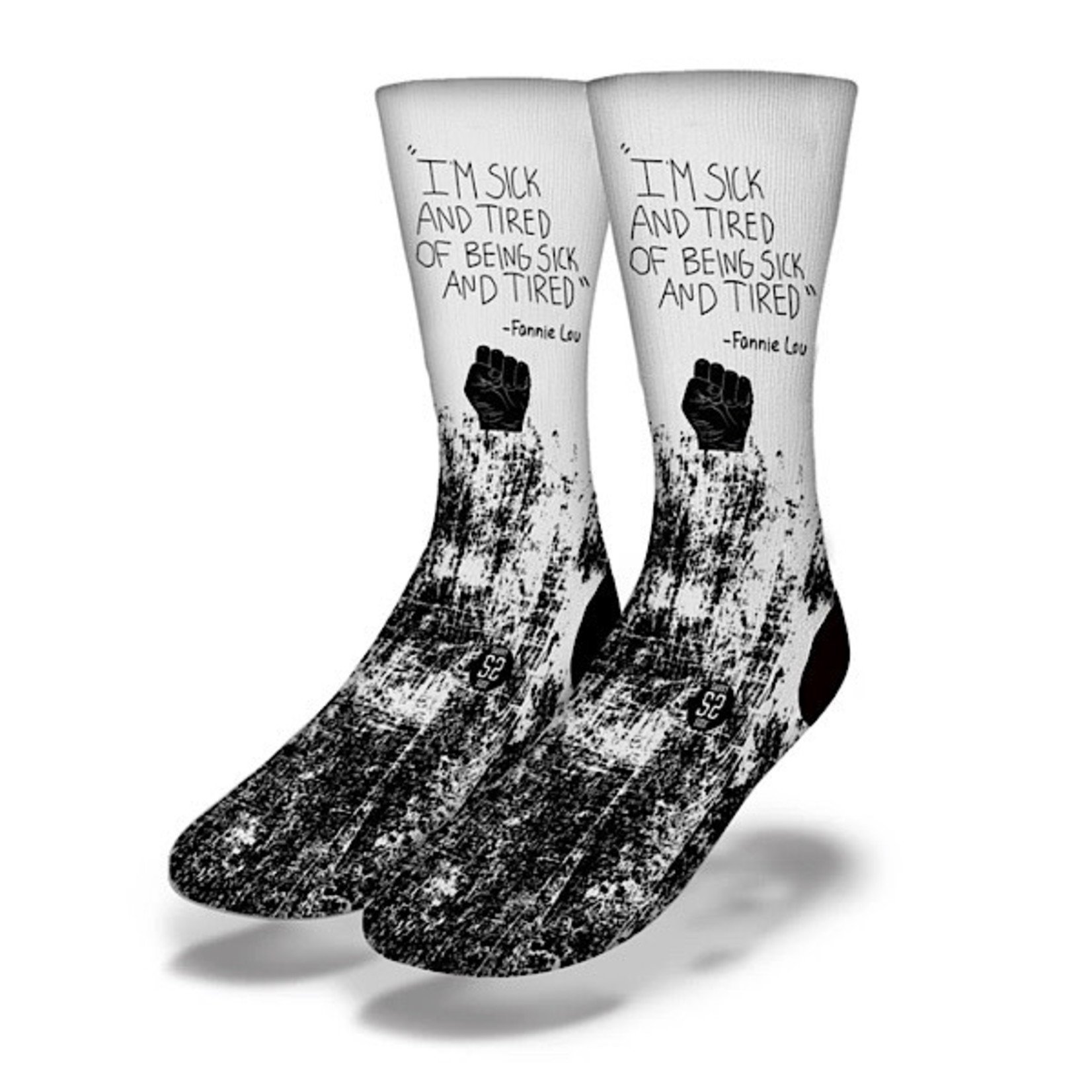 Socks (Womens) - Sick And Tired Of Being Sick And Tired - Fannie Lou