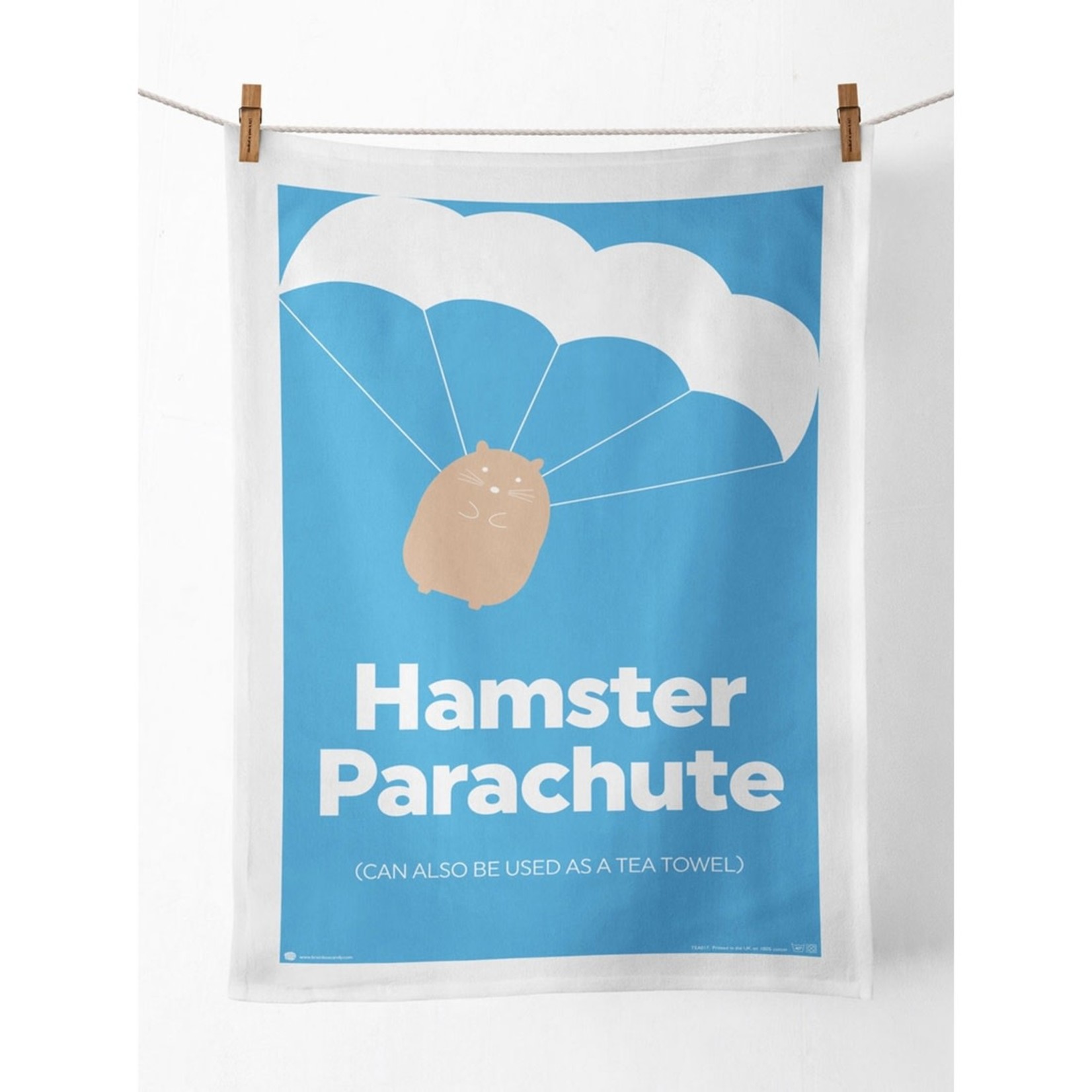 Dish Towel - Hamster Parachute