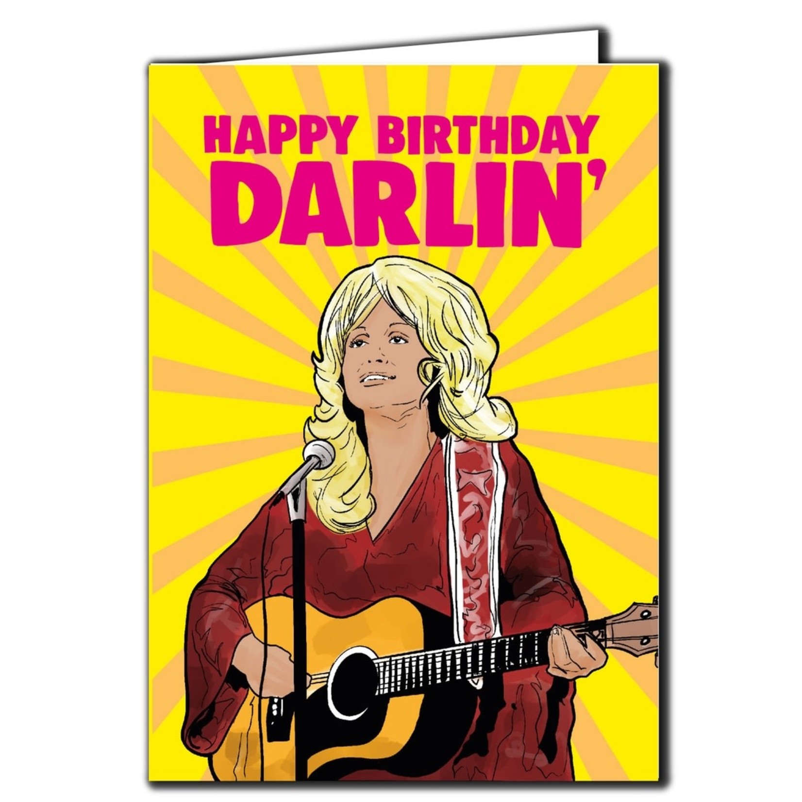 Card - Dolly Parton - Happy Birthday Darlin'