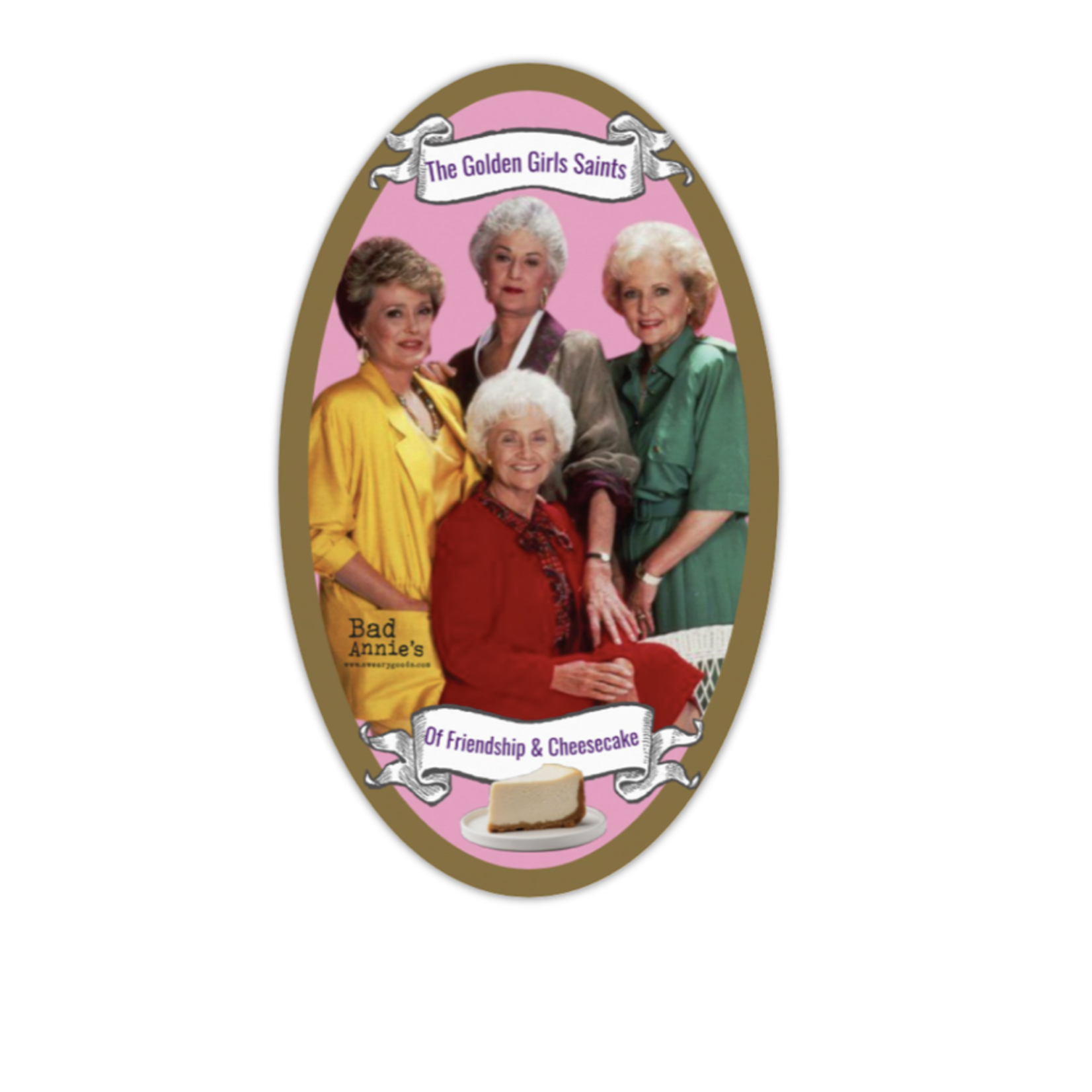 Bad Annie’s Candle - Golden Girls Saints of Friendship & Cheesecake