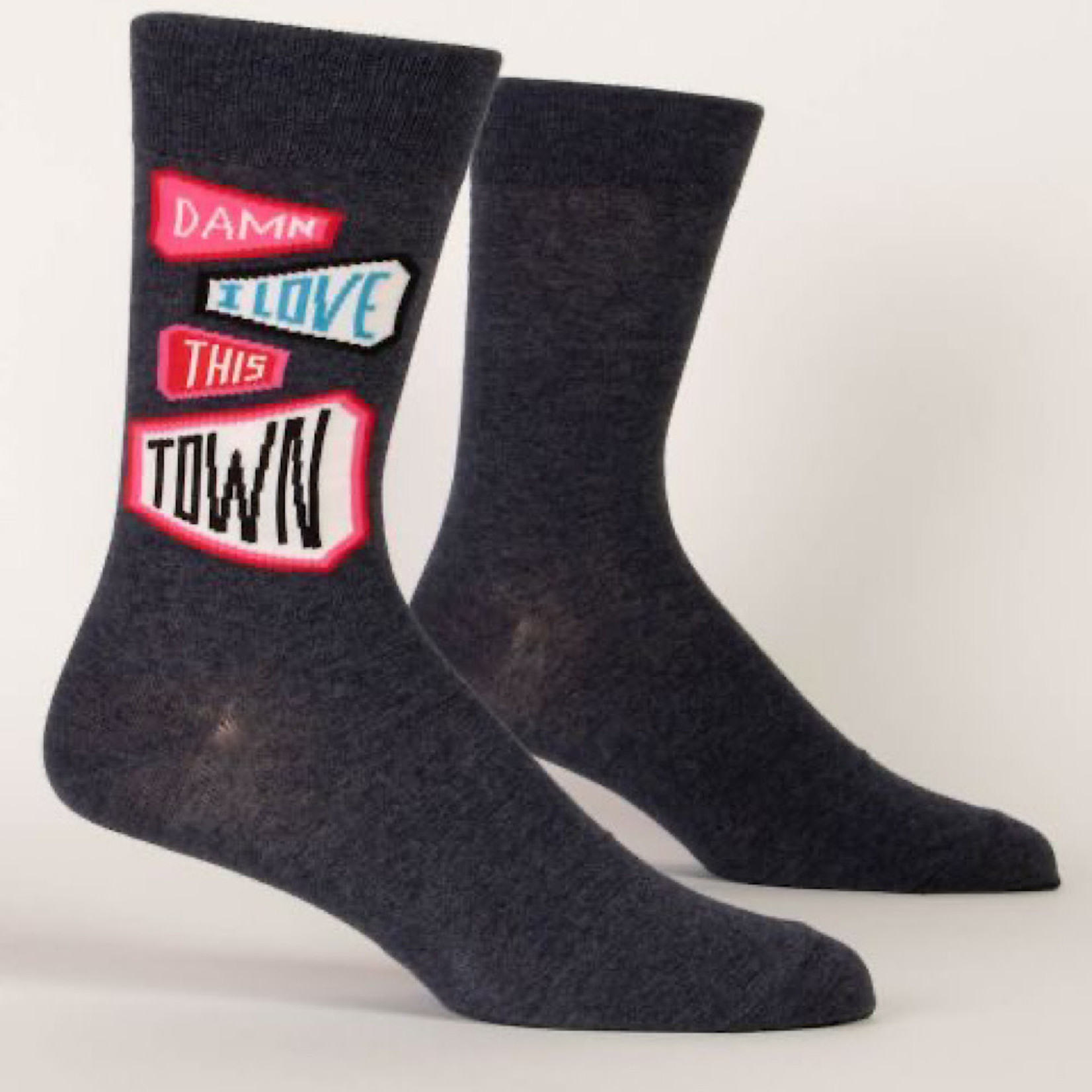 Socks (Mens) - Damn I Love This Town