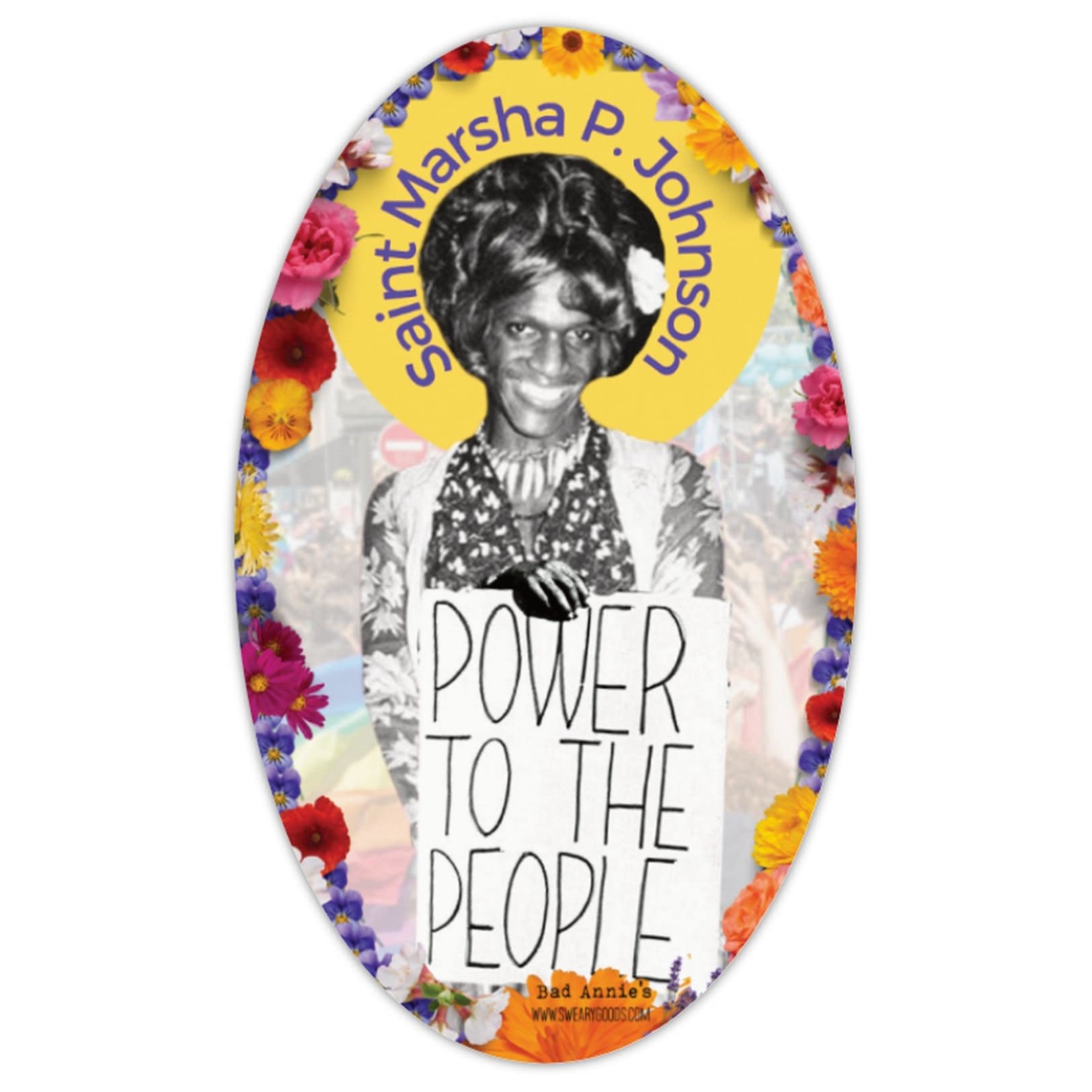 Bad Annie’s Sticker - Marsha P. Johnson (Annie's version)