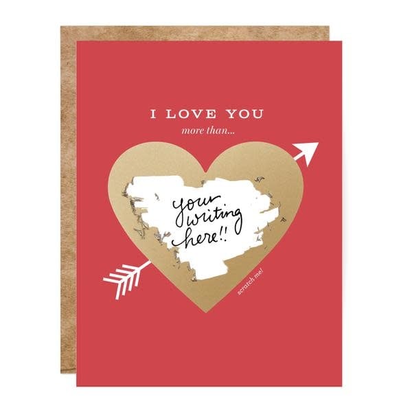 Cincinnati Reds Card i Love You More Than You Love the 