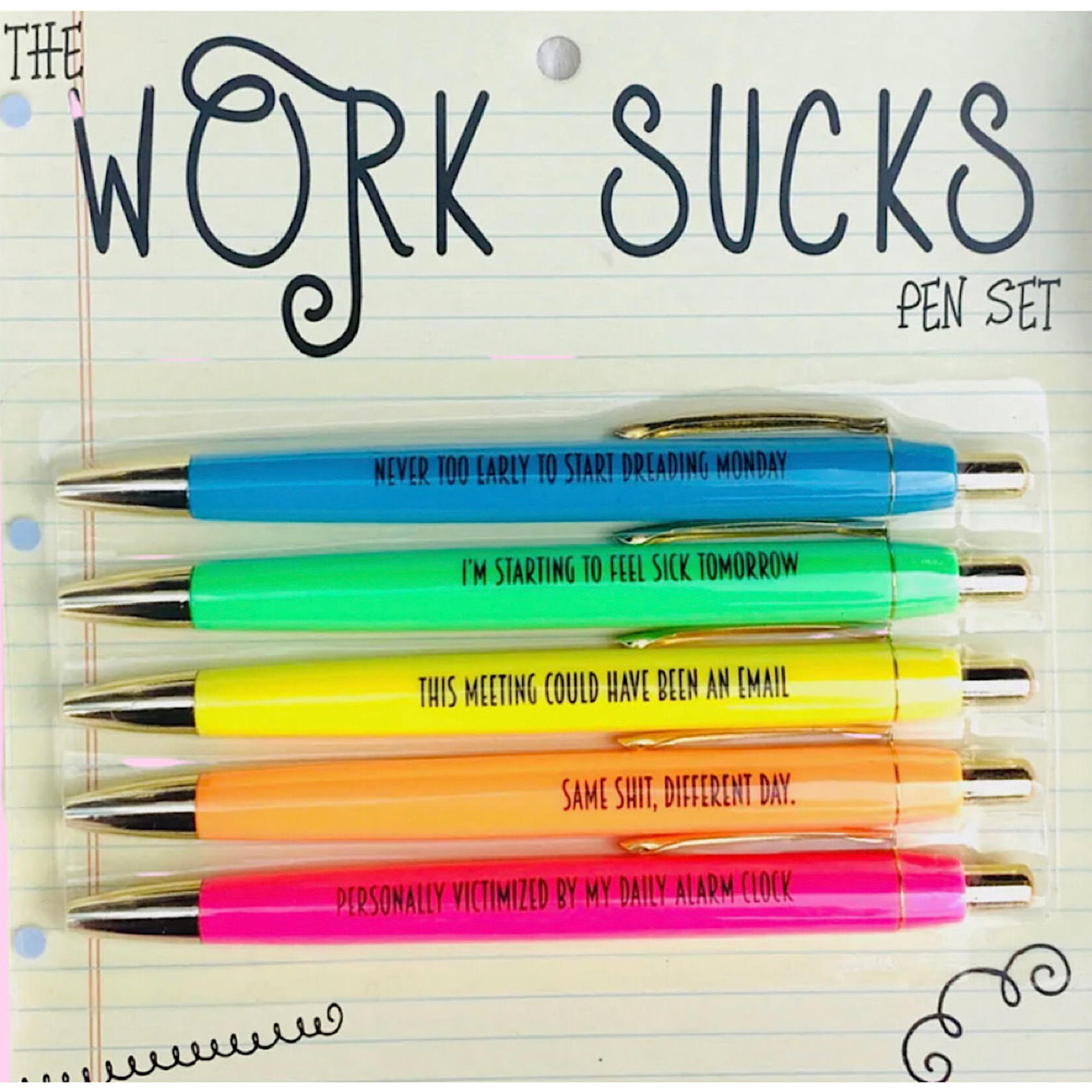 Pen Set - Work Sucks