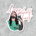 Sticker - Love Yourself Honey (Jonathan Van Ness)