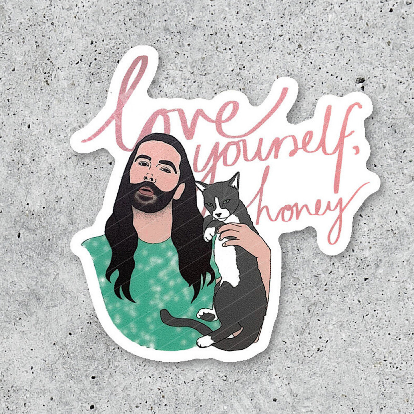 Sticker - Love Yourself Honey (Jonathan Van Ness)