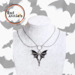 Necklace - Double Layer Large Hanging Bat