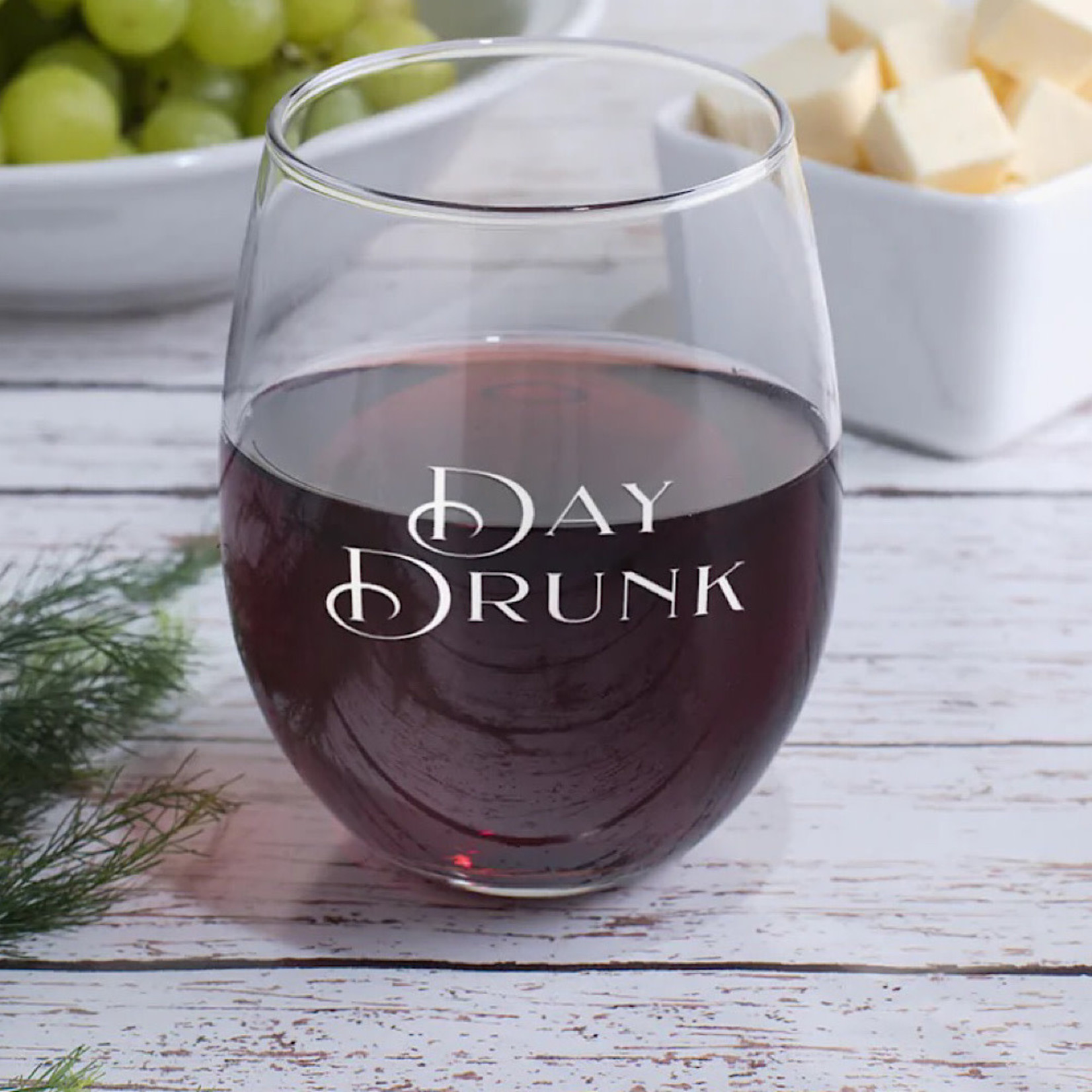 Wine Glass - Day Drunk