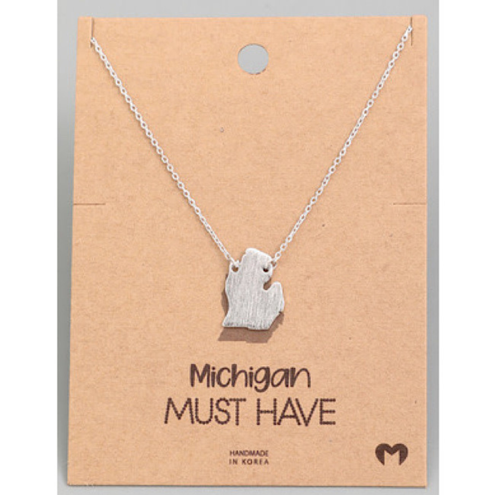 Necklace - Michigan (Silver)