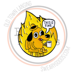ALX Pin - This Is Fine Round