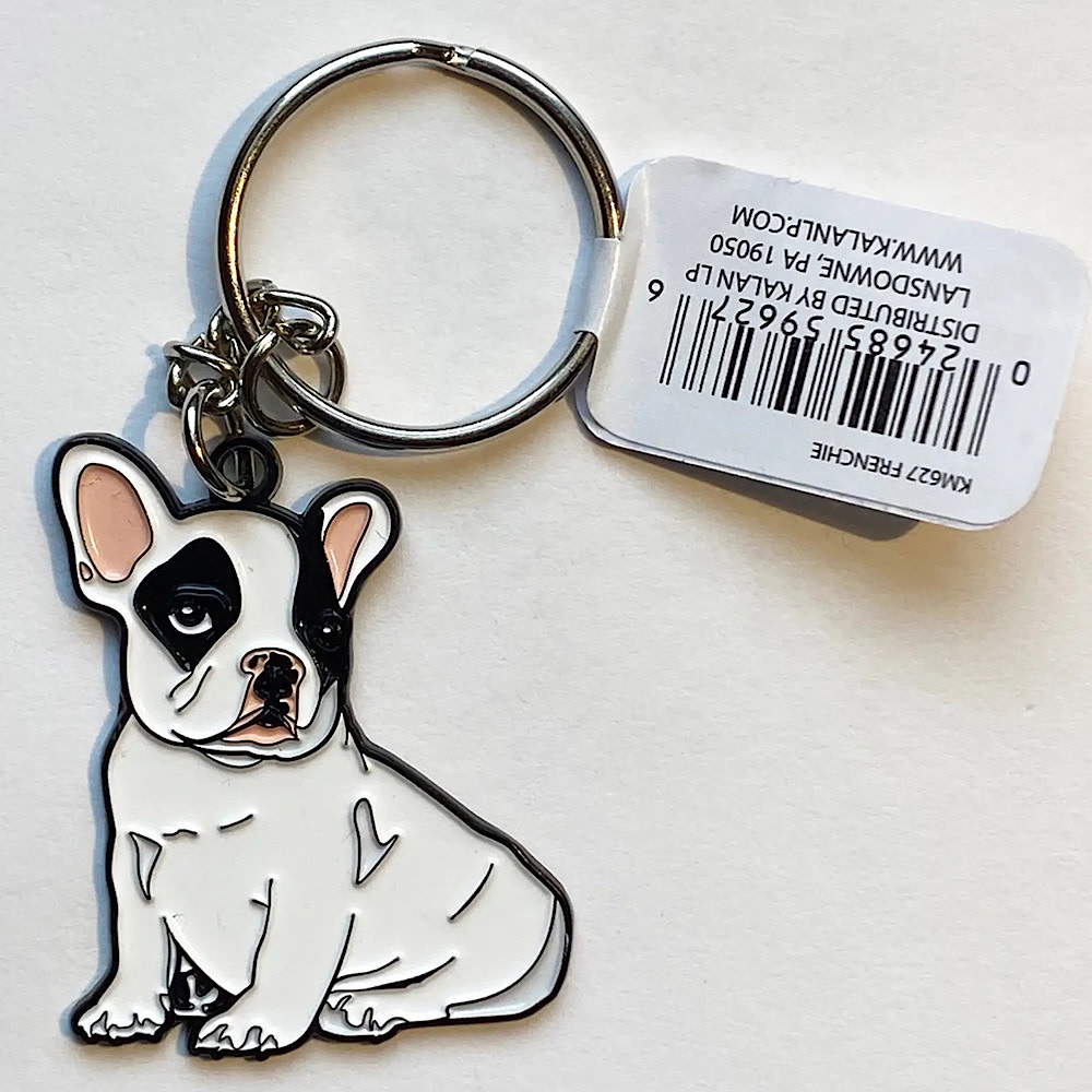 French Bulldog Jeweled Antoine Keychain - Seven Season