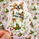 Sticker - I Like Your Dog