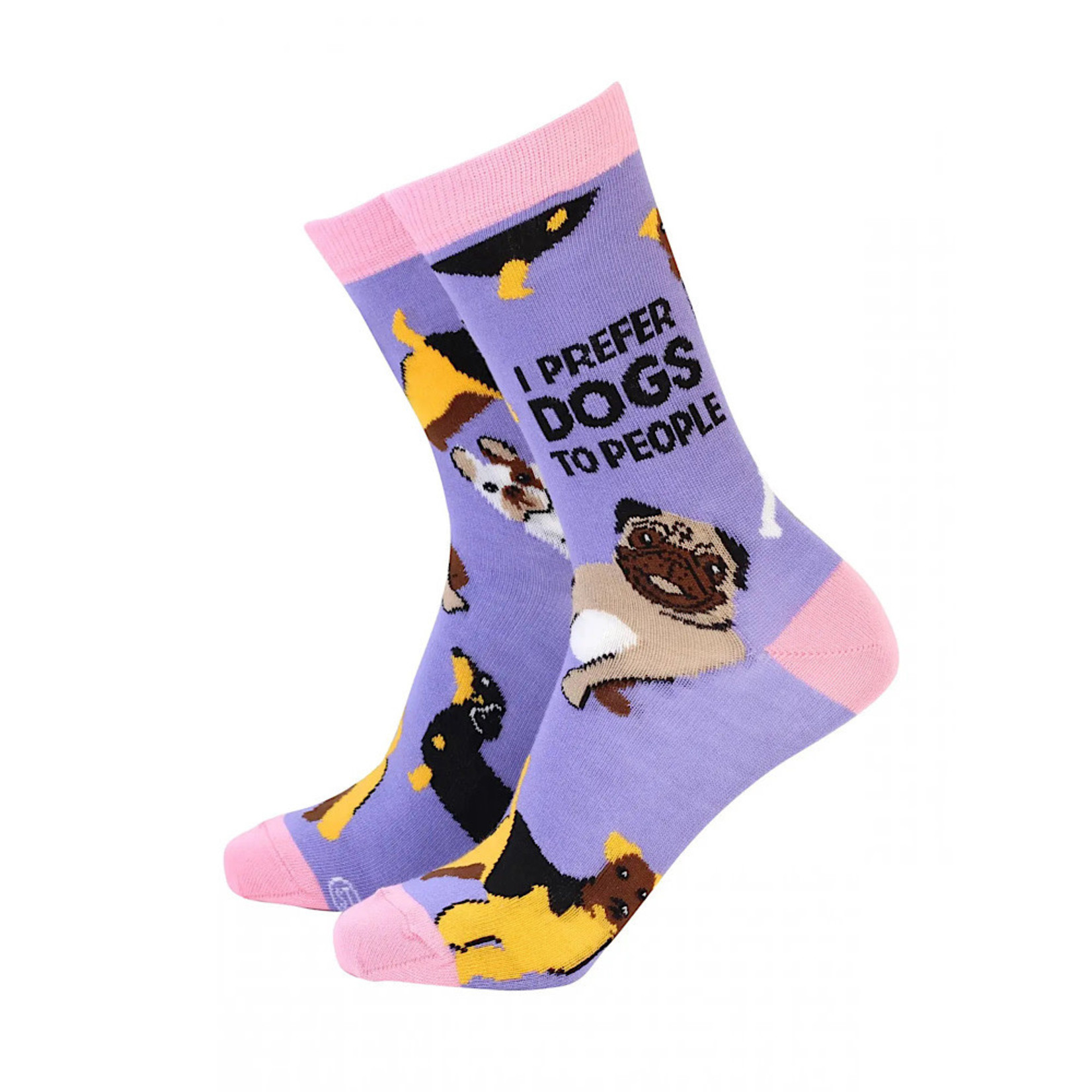 Socks (Womens) (Bamboo) - I Prefer Dogs To People