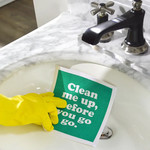 Swedish Dish Cloth - Clean Me Up, Before You Go Go