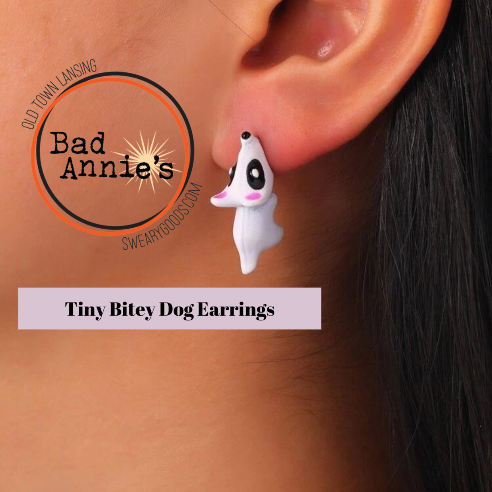 Earrings - Dog Bite